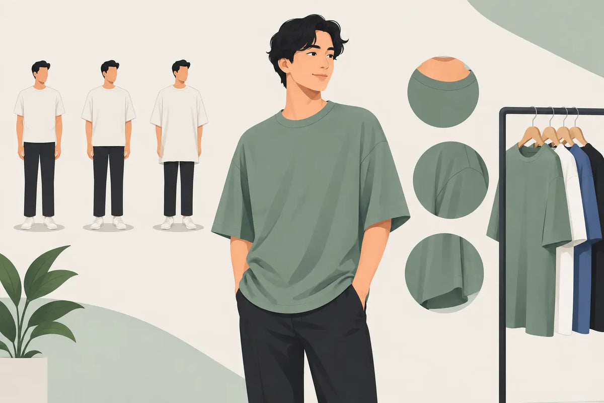 Oversized T-Shirt Size Guide for Your Fit