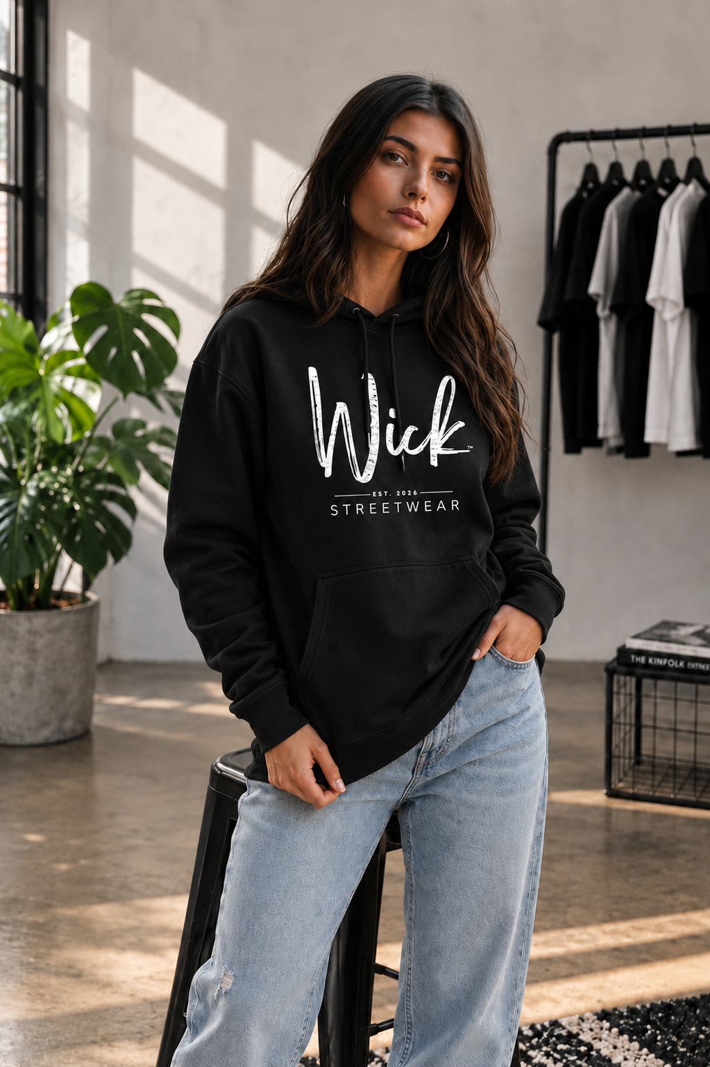 Wick Authority Black Hoodie