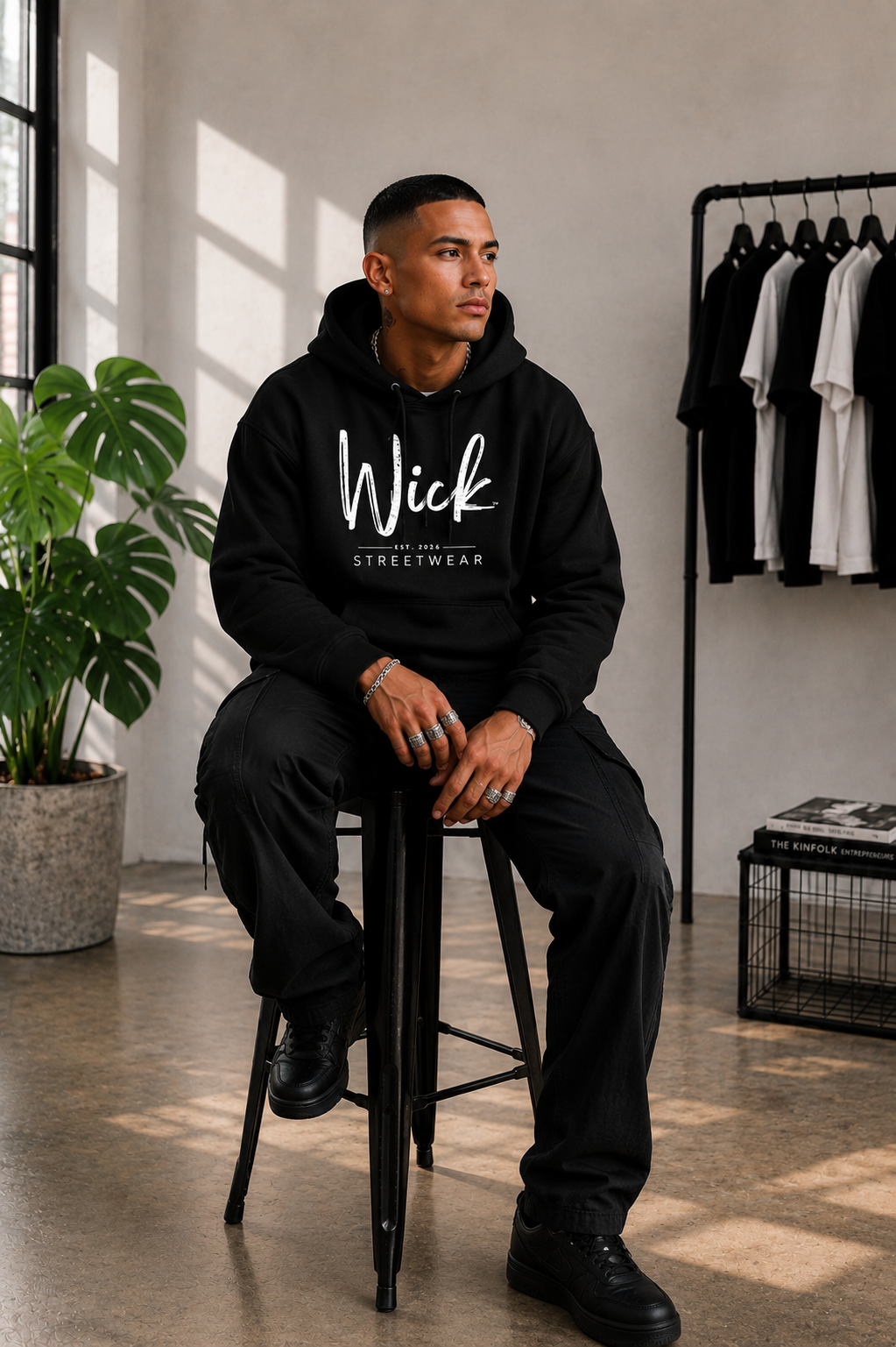 Wick Authority Black Hoodie