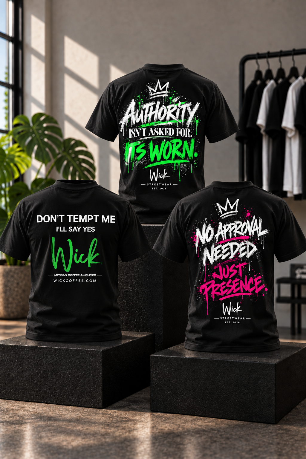 Wick Authority Black Hoodie