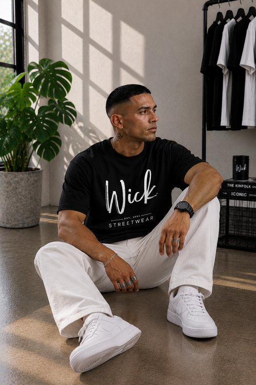 Wick Airweight Black Tee